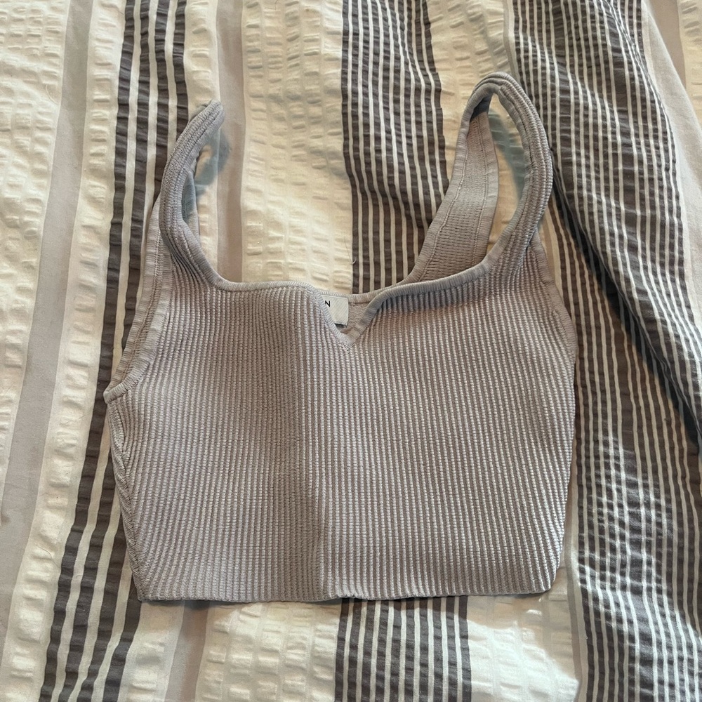 Sculpt knit tank